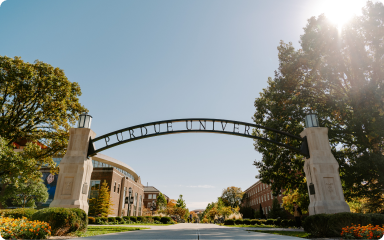An image of Purdue University campus